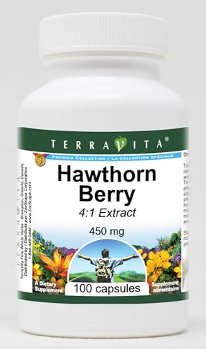 Hawthorn Berry 4:1 Extract - 450 mg (100 Capsules, ZIN: 521710)