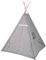 Kinder Spielzelt 160 cm - Farbe: grau/rosa - Kinderzimmer Tipi Kinderzelt Wigwam Indianerzelt Zelt