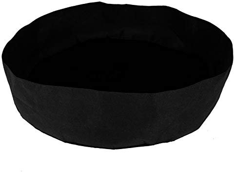 Sacco per piantare in feltro per letto da giardino rialzato rotondo Sacco per piantare da giardino rotondo per piante Fiori ed erbe aromatiche 50,0x11,8 pollici(1#)