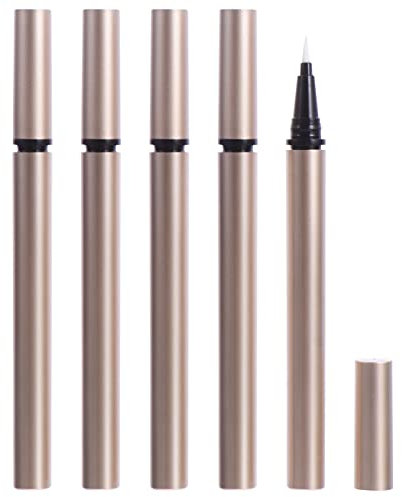 Lurrose 5 Stück Eyeliner Leer Nachfüllbar Lipgloss-Röhre Grüner Eyeliner Nachfüllbar Tuben Roter -Stift Flüssiger Nagellackstift Glitzernde Behälter Ölstift