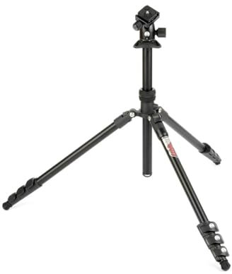 3 Legged Thing PATTI 2.0 Flip Lock Camera Tripod with AirHed Mini - Lightweight, Reversible Column, 4-Section Legs, Arca-Swiss Compatible 38mm QR-Octa Quick Release Plate - 10kg Capacity, (Darkness)
