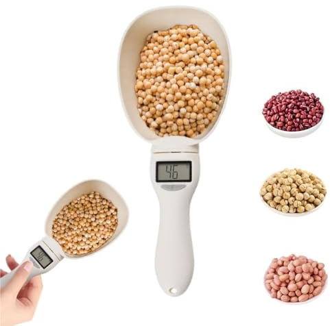 Digital Measuring Spoon, 2026 New Food Measuring Scoop Scale 800g / 0.1g High Precision with LCD Screen, Display Electronic Measuring Spoon for Daily Meals and Kitchen Gadgets (1PCS)