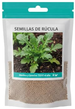 Rúcula para Maceta o Jardín Doméstico – Semillas de Crecimiento Rápido DECOALIVE