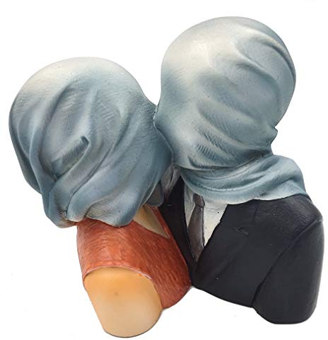 Busto - Los Amantes / The Lovers - 12,5cm, resin, replica, basado de una obra de Rene Magritte #05