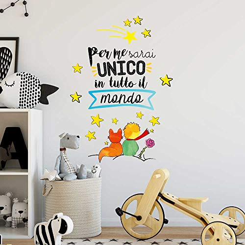 kina UVB00522 tryckt PVC självhäftande dekorationsklistermärke för barn liten prinsessa mått 2 ark 40 x 30 cm