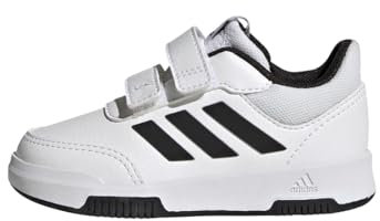 adidas Tensaur Hook and Loop Shoes Laufschuhe, Cloud White/Black/Core Black, 25.5 EU