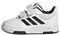 adidas Tensaur Hook and Loop Shoes Laufschuhe, Cloud White/Black/Core Black, 25.5 EU