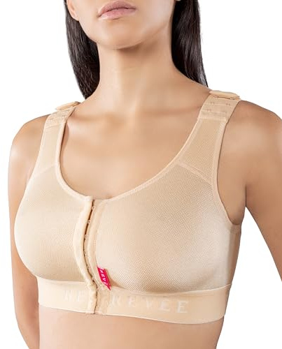 REVÉE Reggiseno Post-Operatorio Donna - Reggiseno per Mastoplastica Additiva, Riduttiva, Sostituzione Protesi, Mastopessi, Oncoplastica, Quadrantectomia, Reggiseno Gravidanza, Bra Julie