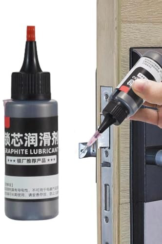 Lubricante De Grafito - Polvo De Grafito Para Cerrajeros De 50 Ml, Lubricante Para Cerraduras Secas | Lubricante En Polvo De Grafito Natural Con Diseño De Tubo De Aguja, Lubricante Multifuncional