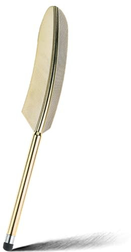 S Pen Replacement, Stylus Pens for Touch Screens, Input pen for Z Fold6, Multicolor Feather Stylus Compatible with Kindle Tablets Fold6/Fold5/Fold4/Fold3 Smartphones-Gold