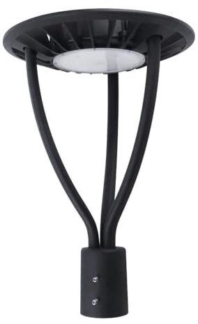 Brightium Farola exterior LED IP65 50W, alta eficiencia energética, resistente a la intemperie, ideal para iluminación de jardines y espacios exteriores.