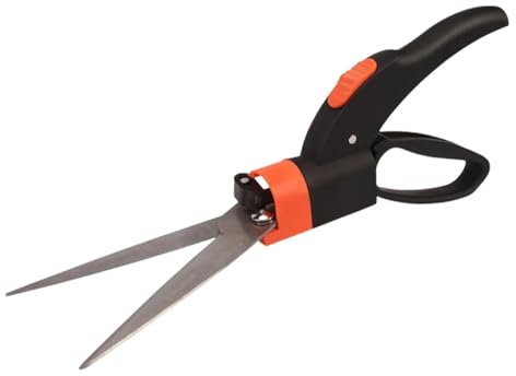 Ciseaux de jardinage, tondeuses à gazon avec tête rotative à 360 degrés, cisailles à gazon for la coupe des bordures