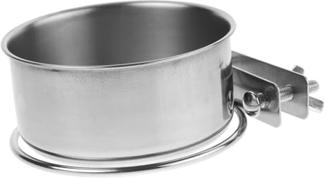 BESPORTBLE Wall Mounted Dog Bowl Elevated Pet Feeder Hanging Water Dish for Crate Puppy Dog Food Bowl Slow Feed Station