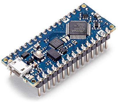 Arduino Nano Every with headers [ABX00033] - Compact ATmega4809 Microcontroller with Micro USB, 20 Digital I/O, 6 Analog Inputs, and Easy Prototyping for DIY Projects