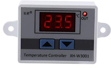 Digital temperaturregulator, DC 12V Hög precision digital termostat temperaturregulatoromkopplare med sondområde -50~110 ℃