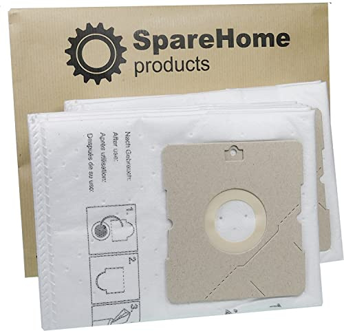 SpareHome® 10 Bolsas + 2 microfiltros para aspiradores Taurus Vitara 3000 | Vitara 2500 alta filtración 999193000
