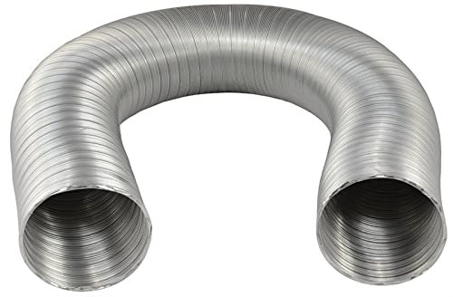Aluflexrohr Flexrohr Lüftungsrohr Alurohr Schlauch Flexibel Lüftungsschlauch 3m Abluftausgang (Ø 75mm)