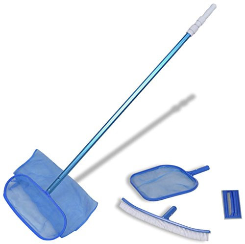 Festnight Kit de Limpieza para Piscina - Accesorios de Piscina - Set de Limpieza de Piscina - 5 Piezas