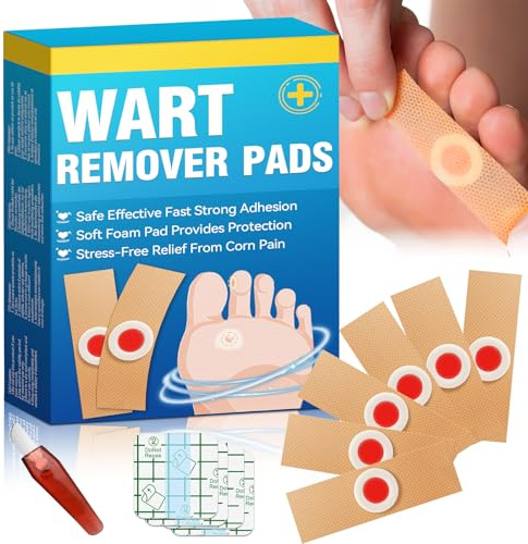 AstraVox Quita Verrugas, 12 Unidades Para Eliminar Verrugas En Las Manos, Callos En Los Pies, Tratamiento Para Verrugas En Niños y Adultos, Ease of Use (inodoro)