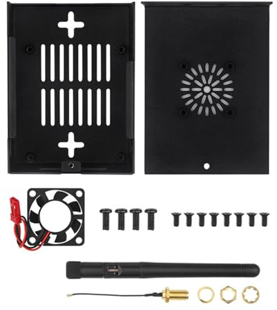 our fave Caja de refrigeración de aluminio con ventilador para 5pro Active Cooling Disipación de calor cubierta