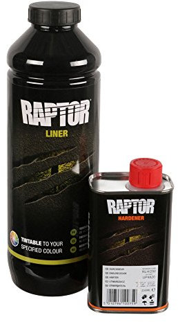 U-POL RAPTOR une bouteille 948 ml avec durcisseur, teintable