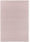Elle Decoration Millau In- und Outdoor Teppich 140x200cm – Kurzflor Wetterfest Wasserfest Modern Plain Unifarben Design für Terrasse Balkon Wohnzimmer Schlafzimmer Esszimmer Küche Flur in Rosa