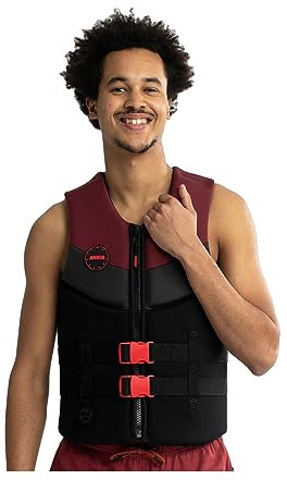 Jobe 50N Combinaison Néoprène Sports Nautiques Waterski Jetski Wakeboard Sécurité Impact Gilet - Haut - Rouge - Unisexe