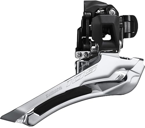 Shimano 105 FD-R7100-BL Front Derailleur - 12-Speed, Double, 34.9mm Band Clamp, Down-Swing, Down-Pull, 52t Max