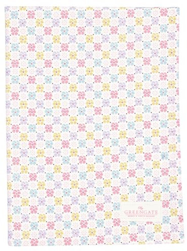 GreenGate Geschirrtuch Edie Lavendel Blumen Trockentuch Baumwolle 50 x 70 cm