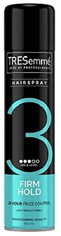 TRESemmé Firm Hold Hairspray 24-hour frizz control for a lightweight finish 6x 400 ml