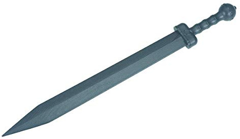 Deluxe Martial Arts Black Polypropylene Plastic Gladius Training sword - V4