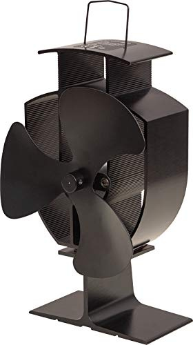 Prem-i-air Whisper Quiet Log/Wood Burner Stove Fan with 3 Blades, No Assembly Required, Requires No Batteries or Power and is Ideal for Efficiently Distributing Heat from Most Log/wood Burning Stoves