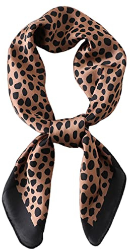 FAIRYGATE Seidenschal Damen Chiffon Elegante Seidentuch Haare Satintuch Halstuch Bandana Tuch Kopftücher Taschentuch Ansatz Scarf DA27