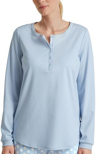 CALIDA Favourites Langarmshirt Damen, aus 100% Dicker Baumwolle