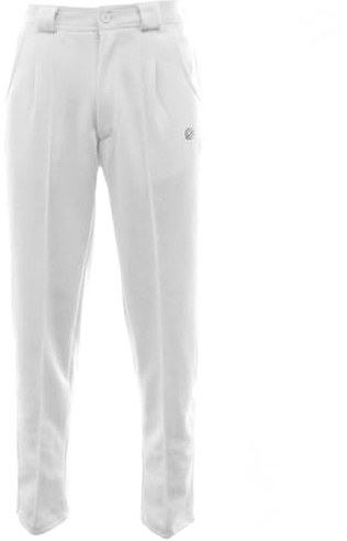 Green Play CHOOSE TO PLAY Men's Professional Sports Trousers Bowling Pant - Regular & Short Leg Lengths (UK, Waist & Inseam, 34, 31, White)