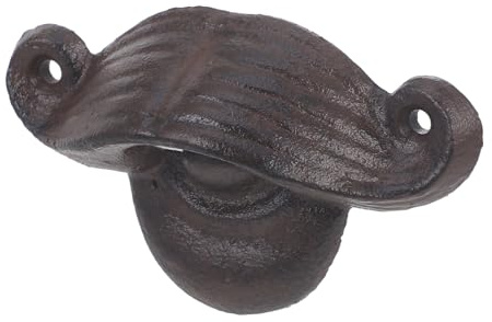 PAMINGONO Wall Mounted Bottle Opener Cast Iron Vintage Beer Bottle Opener Animal Head Design Sturdy Metal Cap Remover for Home Bar and Kitchen for Beer Lovers