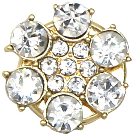 Bottoni Di Strass - Coperte Di Pulsante Per Camicie | Copertine Pulsante Camicette Da 1,5 Cm | Bottoni Fantasia Abbigliamento Gioielli | Staccabile, Clip Di Camicia