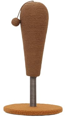 Cat Scratch Tower Post - Supporto Per Graffio Per Sisal Verticale, Giocattolo Di Protezione Da Mobili | Di Allenamento Interattivo A Sospeso, Colonna Di Attività Durevole Con Supporto Di Ba