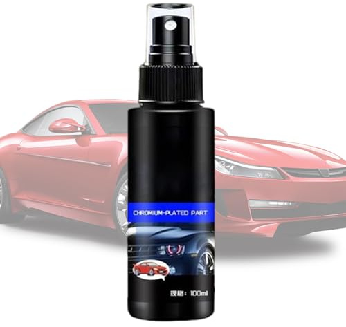 Dmuzsoih Pulimento para Cromo,Restaurador De Arañazos para Pulido De Metales Automotriz - Protector de Brillos para Paragolpes SUV Metal Emblemas Detallado Tubos de Escape Tapacubos