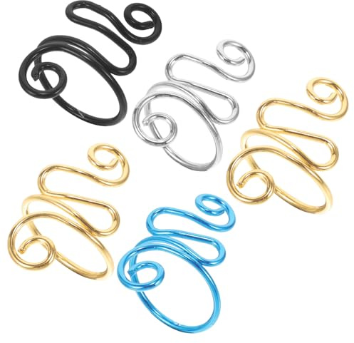 EPIGEIST 5pezzi Anelli per Uncinetto di Anello di Tensione per Uncinetto Anelli per Maglieria Anello per Professionale Colore Casuale