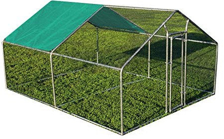 Notek Gabbia per Animali da Esterno - Recinto per Polli 3 x 4m x 2m H - 12 mq