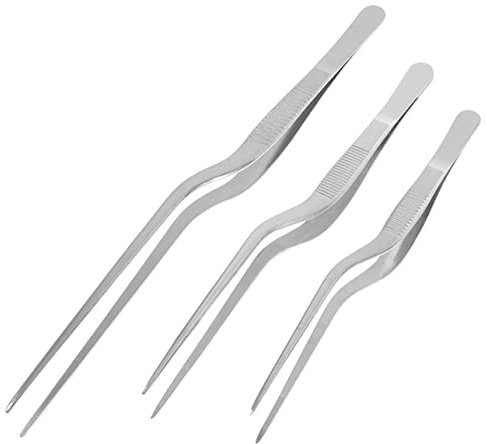 Cabilock 3pièces Pince à Épiler Cuisine Acier Inoxydable Pince à Arêtes De Poisson