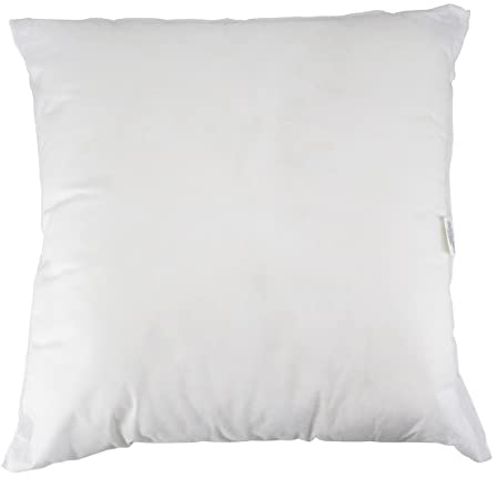 H HANSEL HOME Relleno de Cojin Super Suave Mullido Antialergico Hecho de Fibras Suaves y Ligeras Conservan el Volumen (45 X 45 cm)