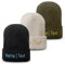 my STITCHERY Mütze mit Namen oder Wunschtext Bestickt - Personalisierte Beanie aus hochwertigem, doppellagigem Strick als außergewöhnliche Geschenkidee (Polyacryl, Schwarz)