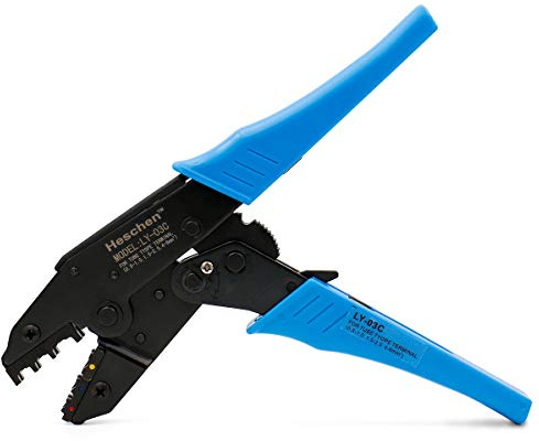Heschen pinza crimpatrice a crimpare LY-03C crimpatura dei terminali isolati utilizzati per 0,5-6 mm² (20-10 AWG) blu