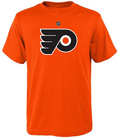 OuterStuff NHL Kinder T-Shirt Philadelphia Flyers Youth Primary Logo Eishockey (XL (18/20))