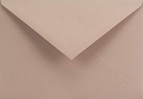 Netuno 25 Brieumschläge Alt-Rosa DIN B6 125 x 175 mm 120g Keaykolour Old Rose edle Umschläge aus Feinpapier Ökopapier farbige Briefumschläge Recycling für Hochzeit Geburtstag Taufe Weihnachten