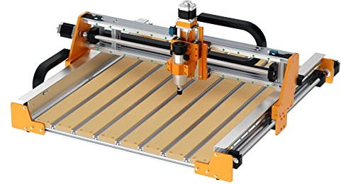 CNC Router Machine VastoXL, 3-Axis Linear Rails and Bearings 400W Spindle Milling Machine for Wood Metal Acrylic MDF Nylon Carving