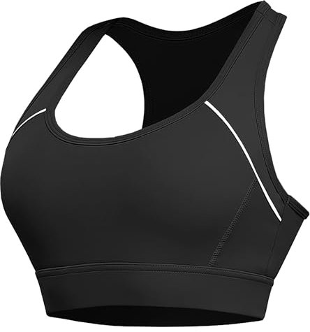 Irdcomps Damen Sport BH ohne Bügel Starker Halt Bras Sports Brüste mit Racerback für Fitness Yoga Joggen