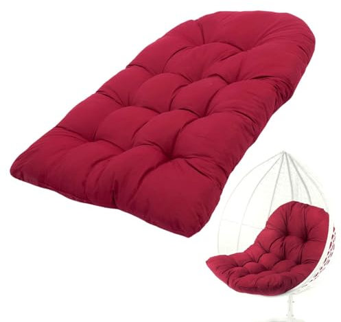 Fukamou Schaukel-Hängekorb-Sitzkissen, Hängesessel Kissen, Auflage Für Gartenbank, Terrassen-Sitzkissen Für Schaukelbank, Weidensitz, Stuhl, Sofa, Gartenbank